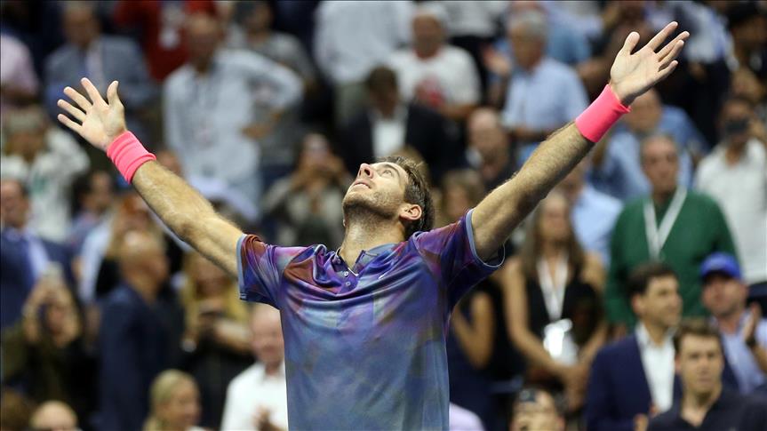 El argentino Juan Martín del Potro elimina a Roger Federer del US Open