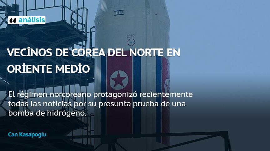 Vecinos de Corea del Norte en Oriente Medio