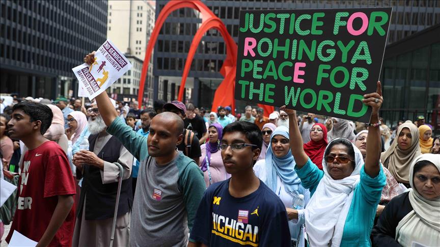 SHBA, protestë kundër masakrave ndaj muslimanëve të Arakanit 