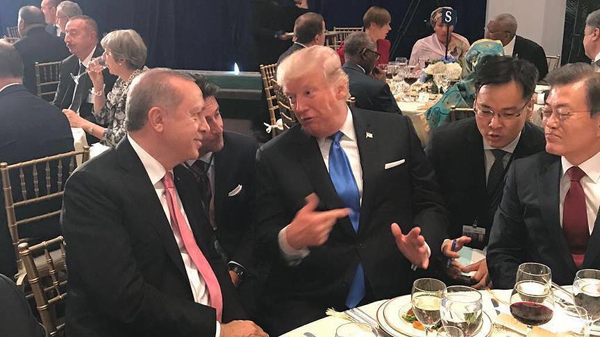 حضور اردوغان در ضیافت ناهار دبیرکل سازمان ملل 