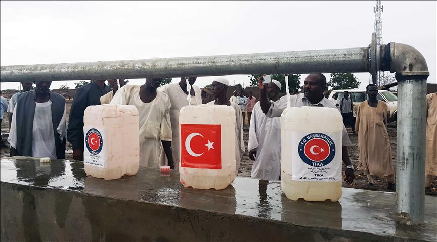 Turkish aid agency unveils clean water project in Sudan