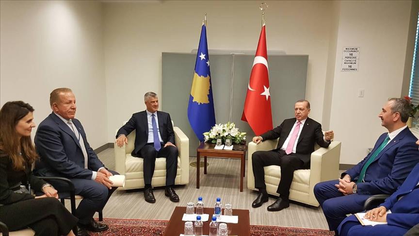 Kosovski predsednik Thaci se u Njujorku sastao s turskim predsednikom Erdoganom