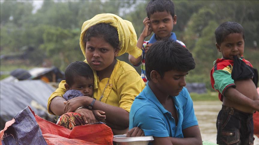 Bangladesh flash floods add to Rohingya Muslims' misery