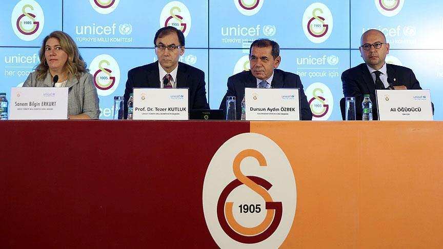 Galatasaray, en alianza con la Unicef