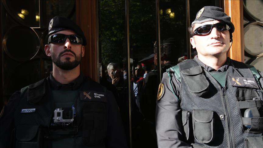 Spanish police raid Catalan government buildings