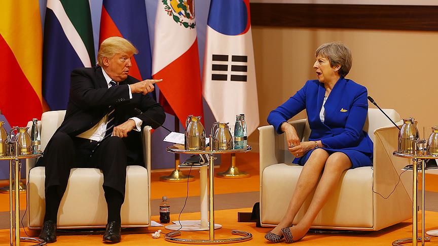 Theresa May, Trump ile görüştü 