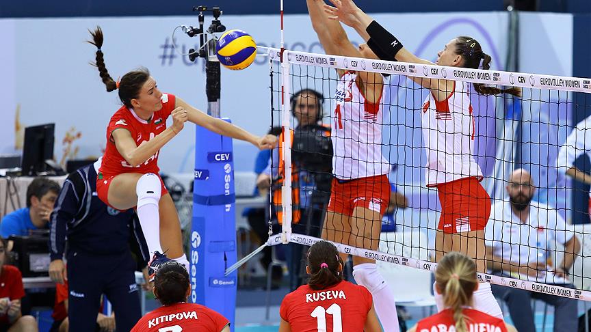 2017 Kadınlar Avrupa Voleybol Şampiyonası'nda Türkiye, Bulgaristan'a yenildi