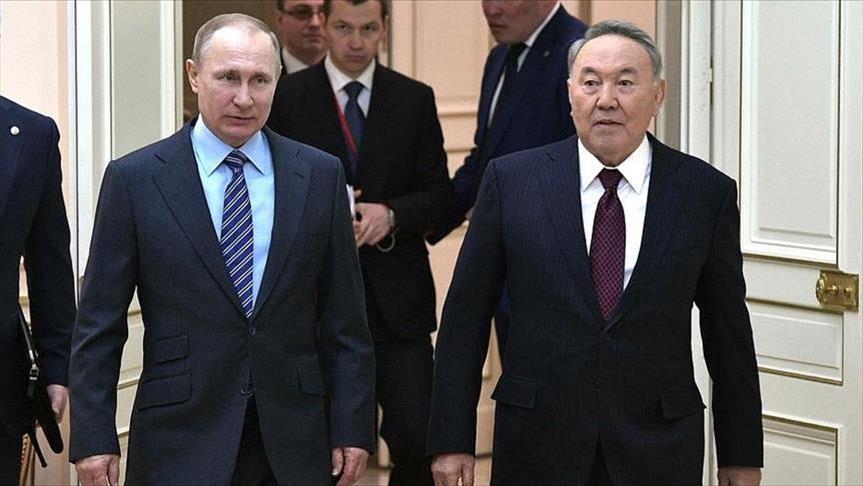 Путин и Назарбаев обсудили сирийское урегулирование 