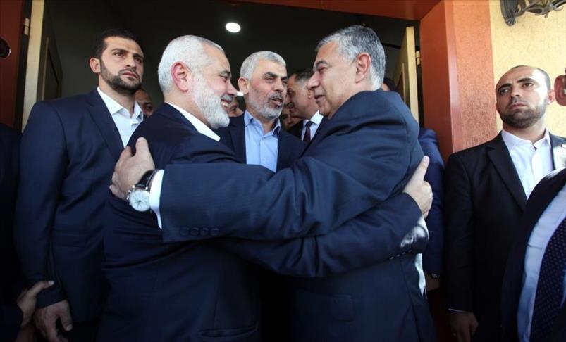 "هنية" يلتقي رئيس "المخابرات المصرية" في غزة