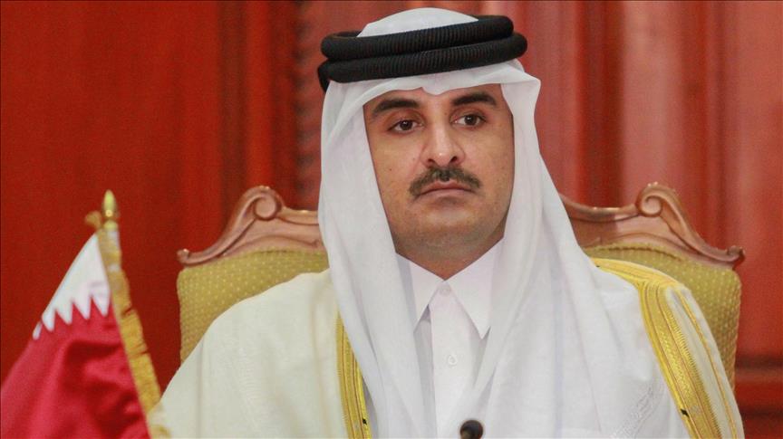 Qatari emir holds talks with Iranian FM in Doha