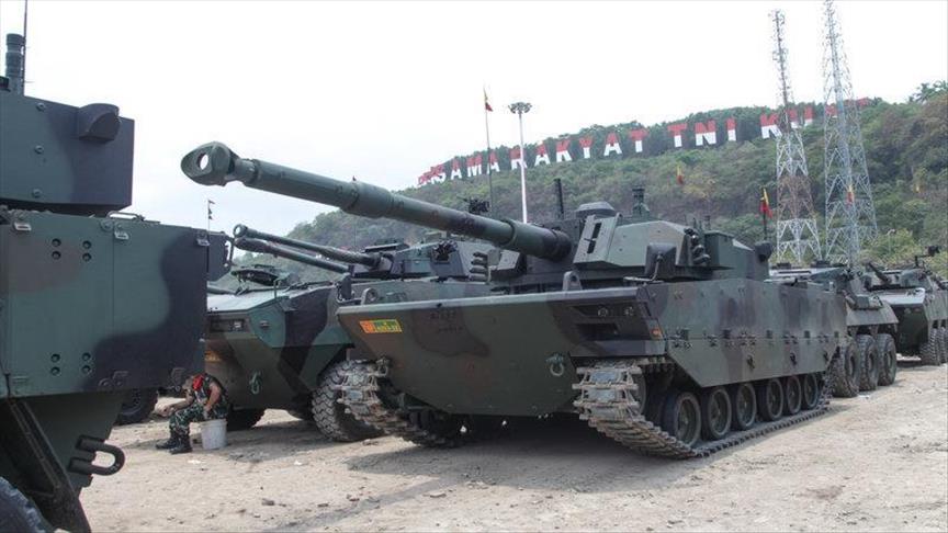 Tank buatan Turki-Indonesia dipamerkan di HUT TNI