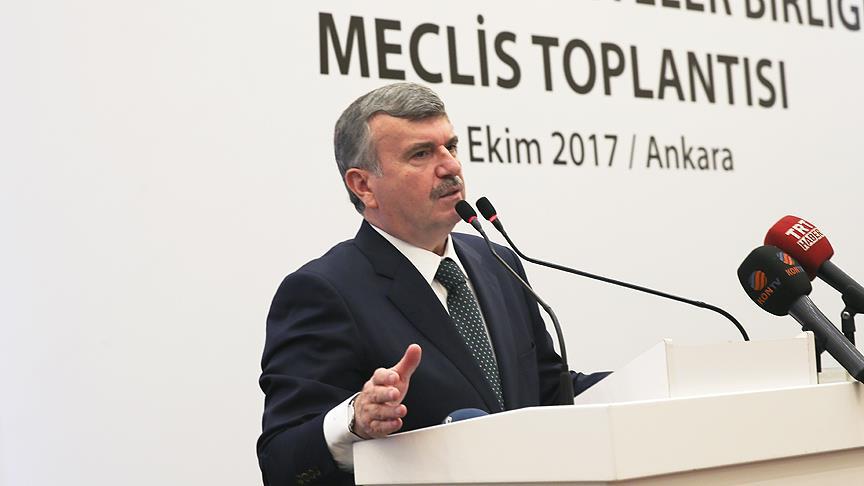 Türkiye Belediyeler Birliğinin yeni başkanı Tahir Akyürek oldu
