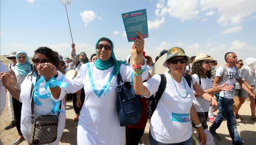 Mujeres palestinas e israelíes protestaron para pedir diálogos de paz