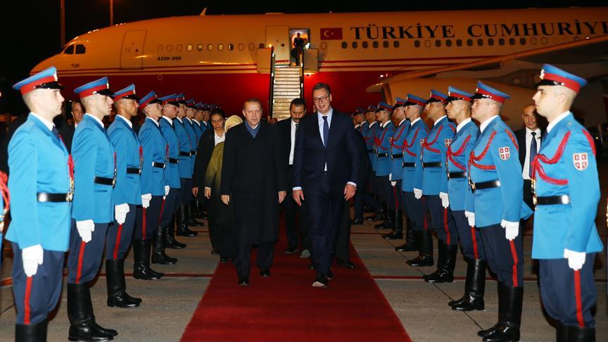 Cumhurbaskani Erdogan Sirbistan A Geldi
