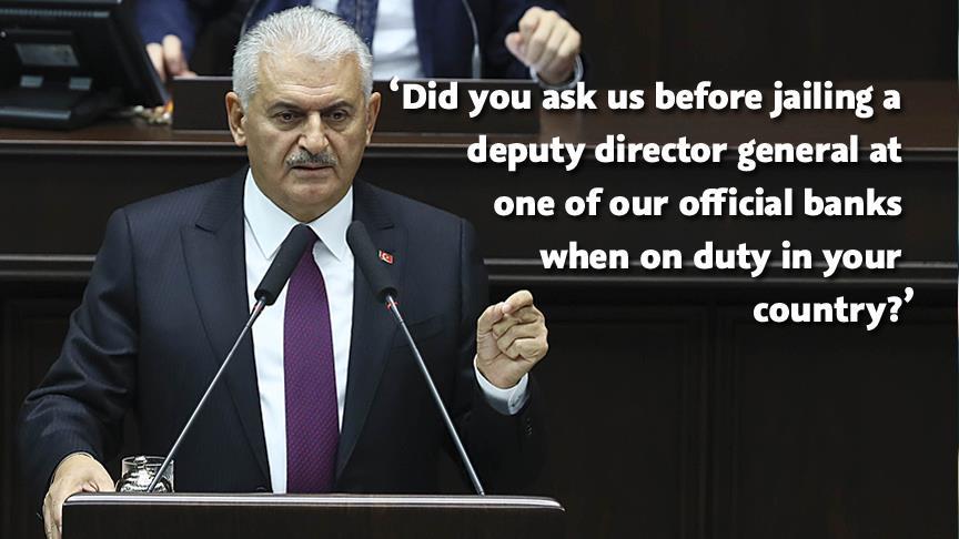 US visa move does not comply with alliance: Turkish PM