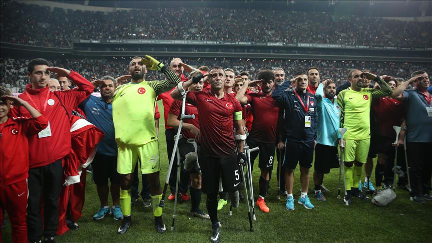 UEFA praises 'incredible' Turkish amputee footballers