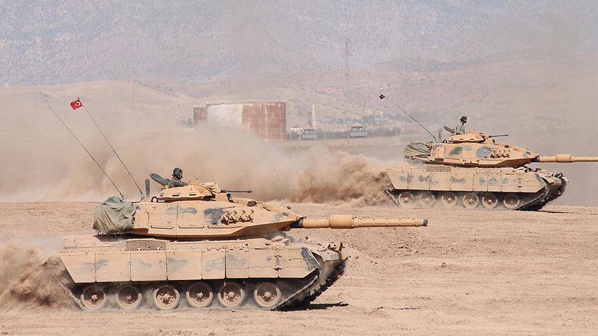 Silopi-Habur bölgesindeki tatbikat sürüyor