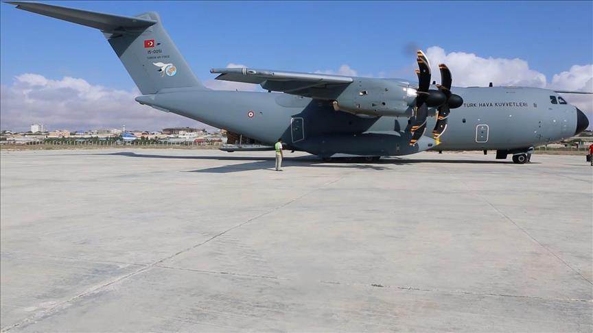 Un avion turc quitte Mogadiscio avec 30 blessés à bord  