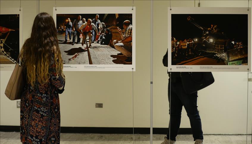 Inauguration de l'exposition photographique de l'Agence Anadolu au siège de l'ONU, à New York