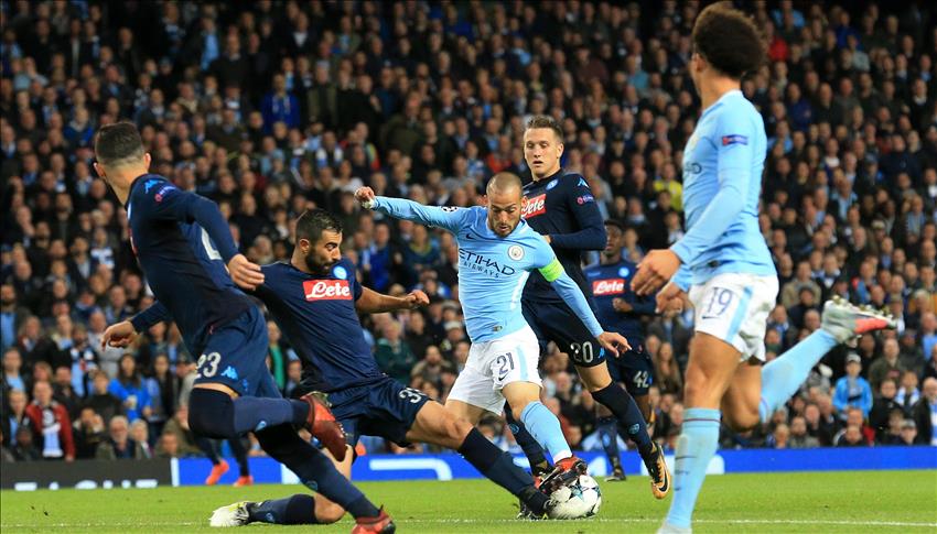 Foot/LDC-Gr.F-3e J: Manchester City - SSC Napoli : 2-1 (Fiche Technique)