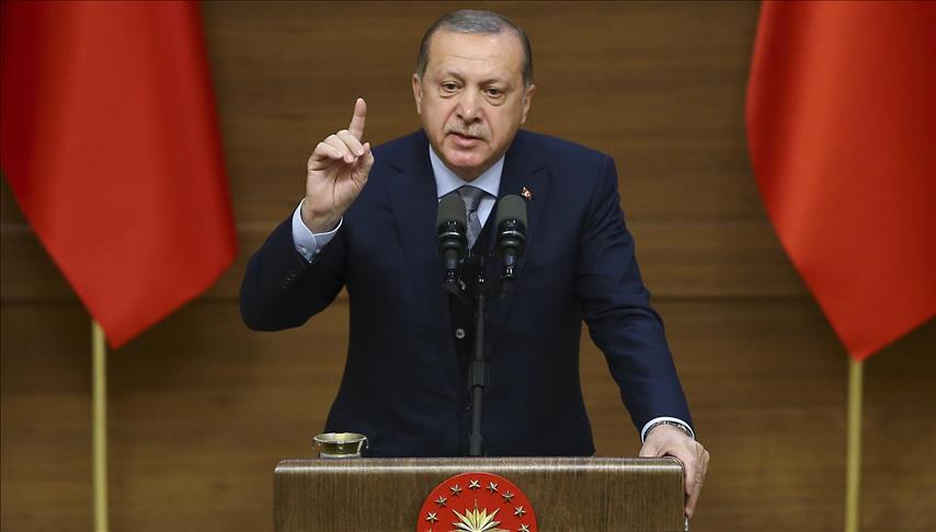 Erdogan: "Les membres de FETO paieront le prix de leurs actes devant la justice." 