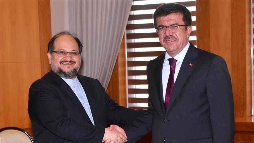 دیدار وزیر اقتصاد ترکیه با وزیر صنعت، معدن و تجارت ایران در آنکارا