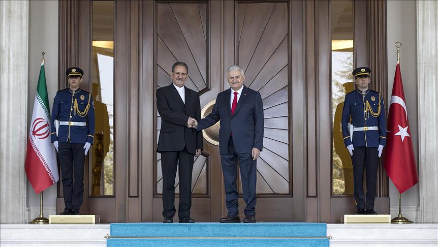 Turkish PM meets Iran's First Vice President Jahangiri