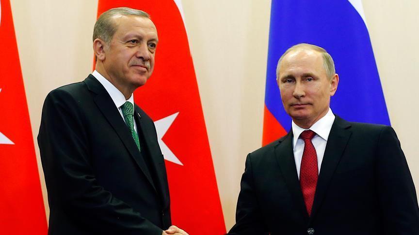 روسای جمهور ترکیه و روسیه تلفنی گفتگو کردند