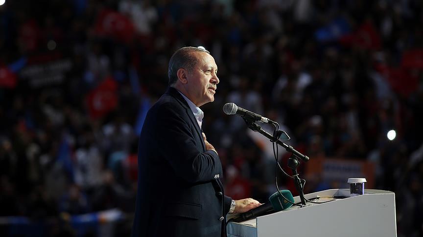 أردوغان: بدأنا مشوارنا عشقًا لخدمة الشعب وليس حبًّا بالمناصب