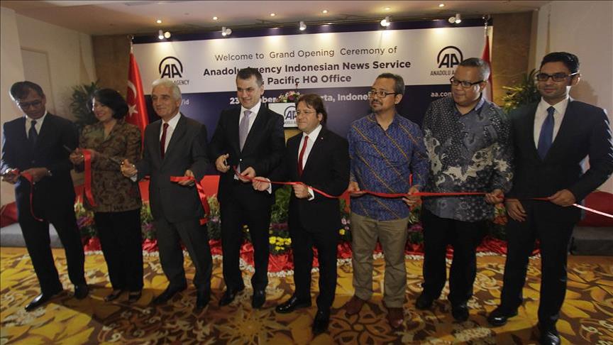 AA Endonezce Servisi ve Pasifik Merkez Ofisi açıldı