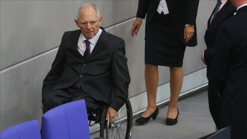 German parliament elects Wolfgang Schaeuble as speaker