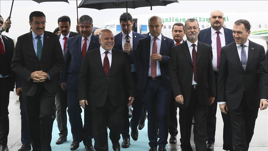 Iraqi premier arrives in Ankara 