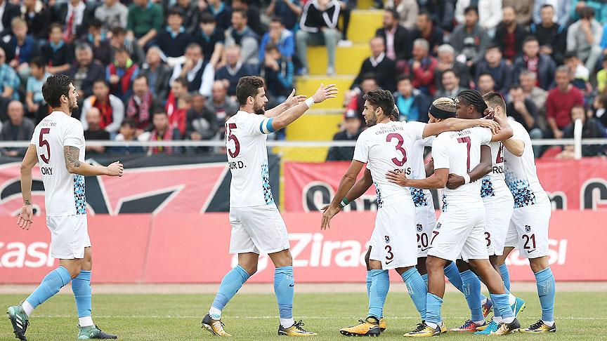 Trabzonspor, Ziraat Türkiye Kupası maçında  Çorum Belediyespor'u 6-0 yendi
