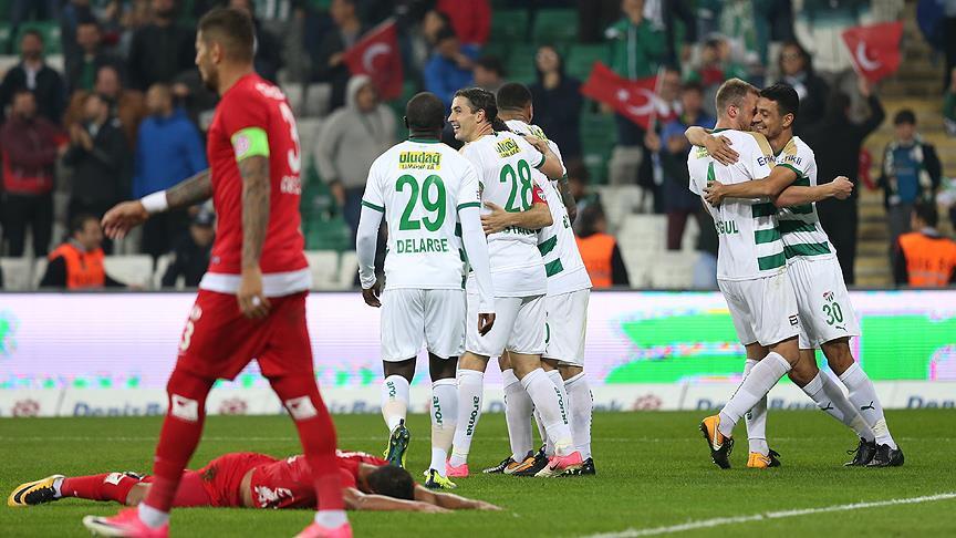 Bursaspor sahasında farklı galip