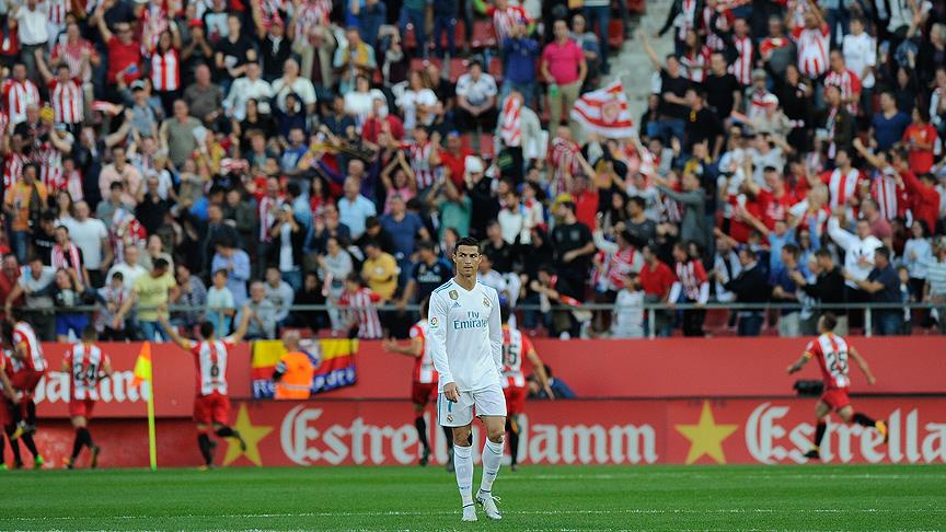 Real Madrid Girona'da kaybetti