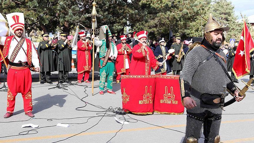 Cumhuriyet Bayramı'nda bando ve mehteran coşkusu