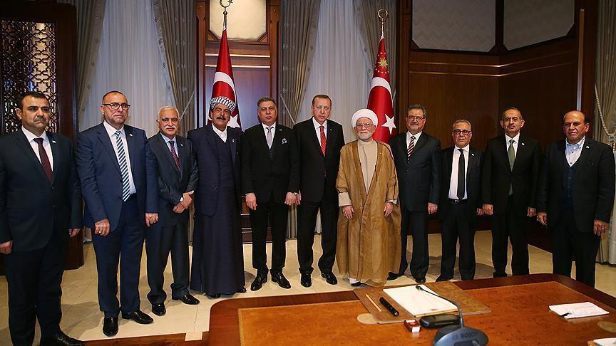 Erdogan reçoit une délégation des Turkmènes d’Irak à Ankara 