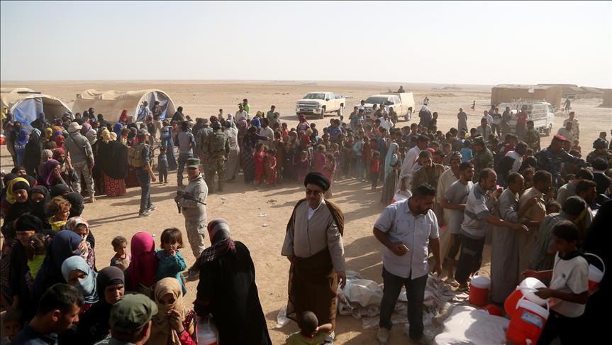 Irak : 500 familles évacuées des zones de combat dans l’ouest d’al-Anbar