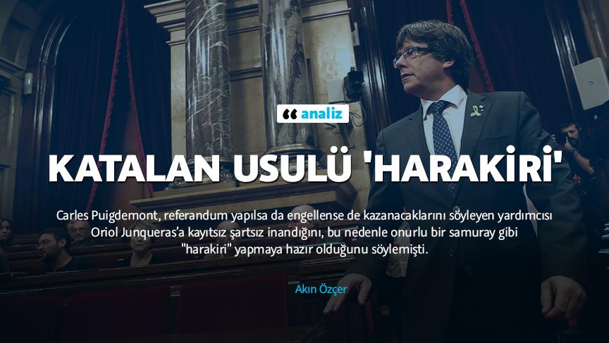 Katalan usulü 'harakiri'