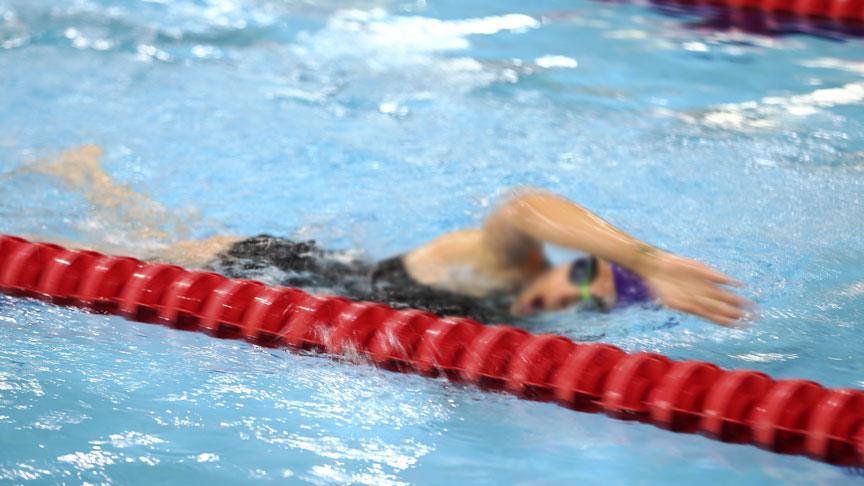 Down sendromlu yüzücülerden rekor