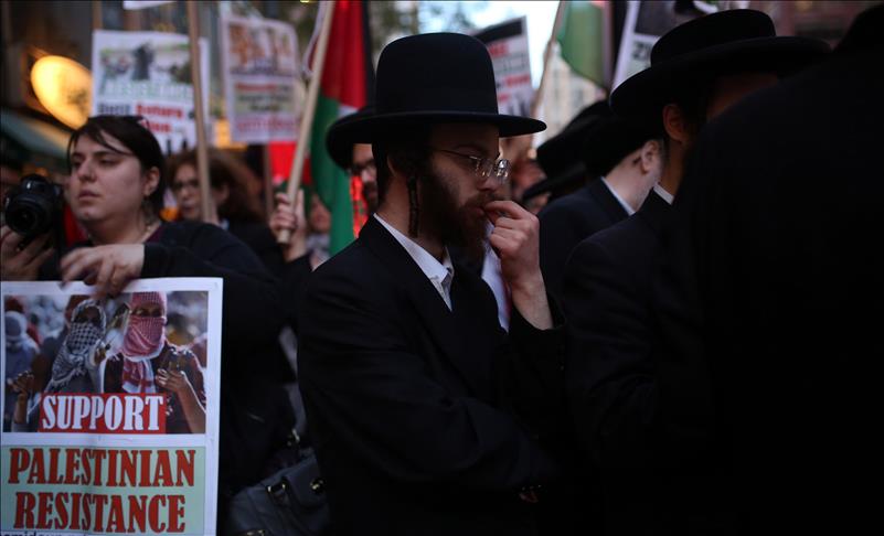 Deklarasi Balfour diprotes di New York