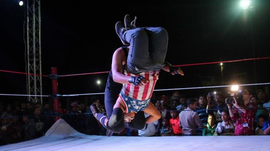 مصر مصارعة حرة بمشاركة نسائية تحاكى النسخة العالمية