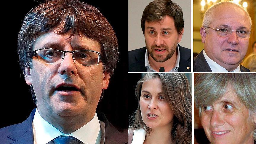 Eski Katalan lider ve 4 bakan için tahliye kararı