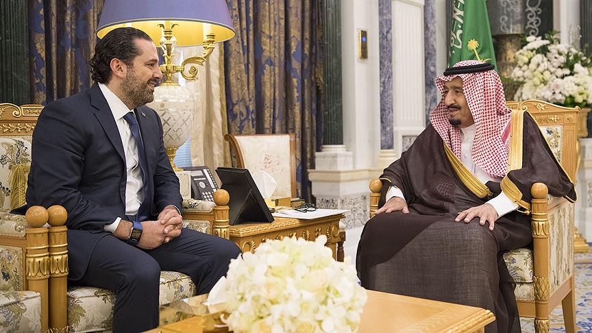 Kral Selman istifa eden Lübnan Başbakanı Hariri'yle görüştü