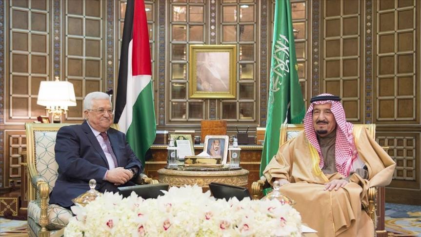 عباس والملك سلمان يبحثان آخر تطورات القضية الفلسطينية