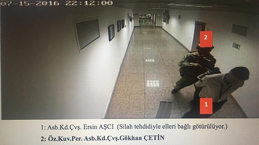 Çatı davası sanığı elleri bağlı astsubaya silah doğrulttuğu görüntüsünü inkar etti