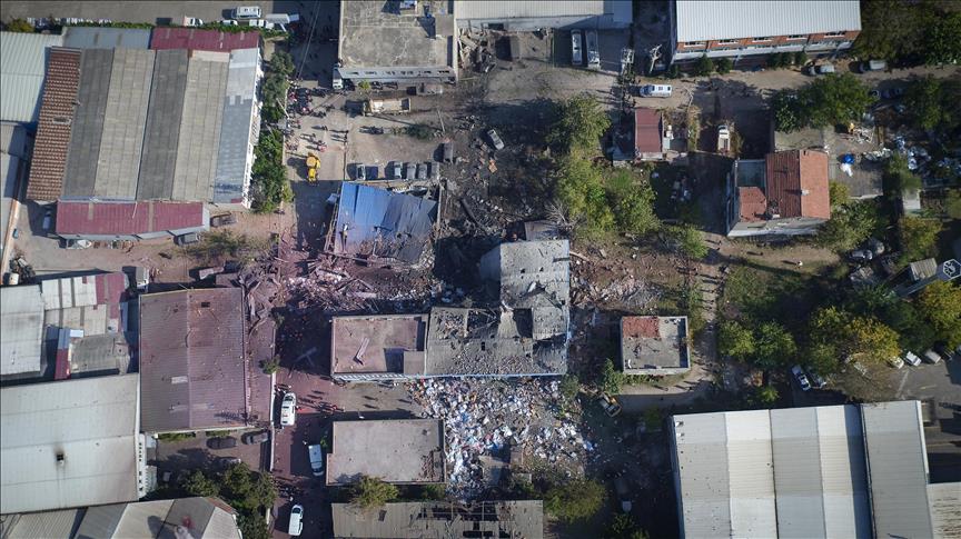 Bursa Da Iplik Boya Fabrikasindaki Patlama
