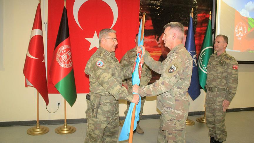 Afganistan'daki Türk askeri birliğinde görev değişimi yapıldı