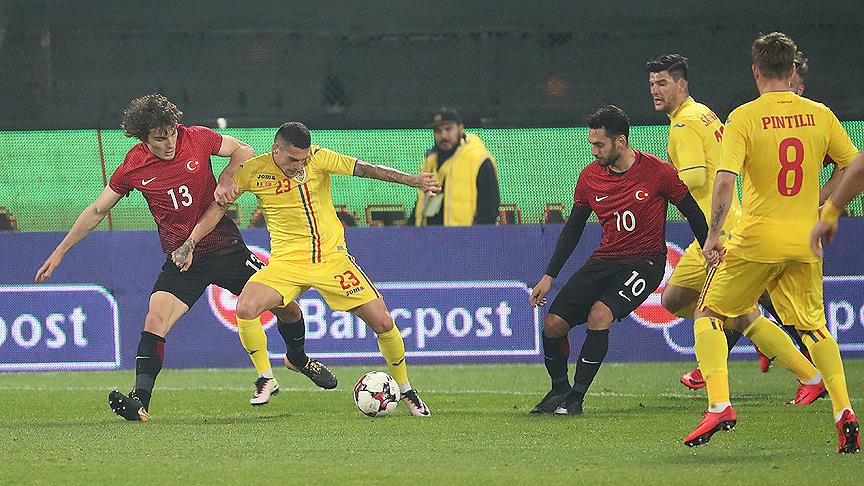 A Milli Futbol Takımı Romanya'ya 2-0 mağlup oldu