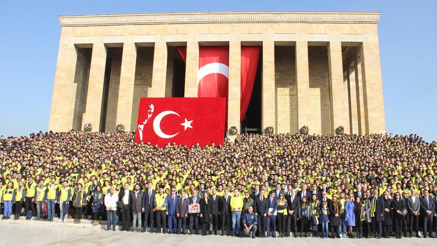 Fenerbahçeliler Anıtkabir'de 